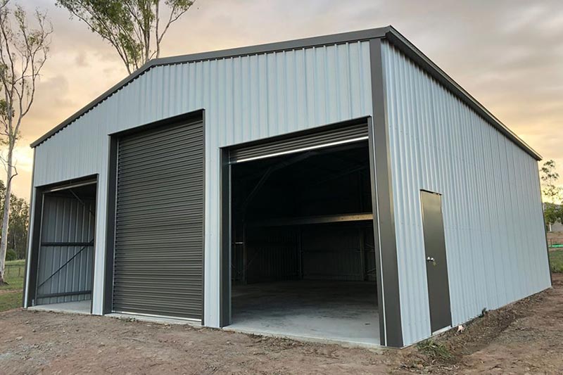 triple garage gable end