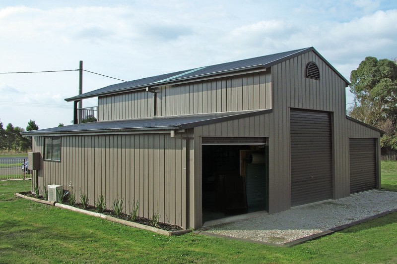 Barn shed with tall tower