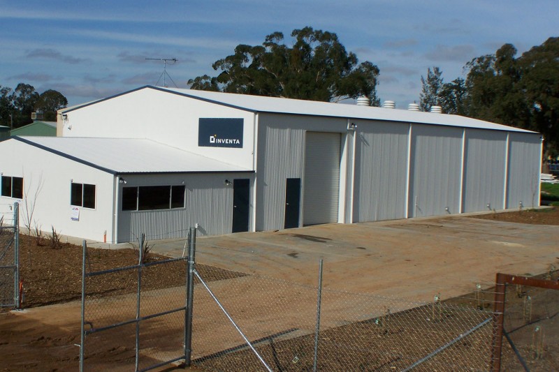 Large commercial factory buildings