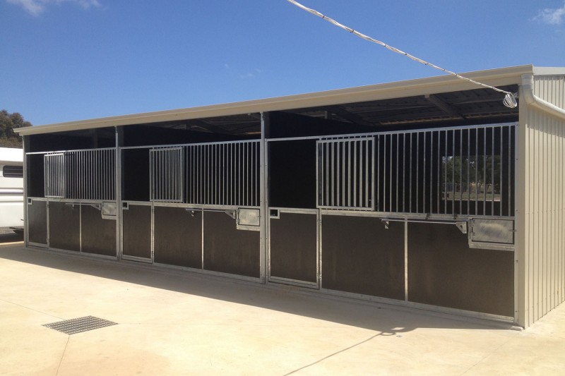 Open front Equine Horse Stables