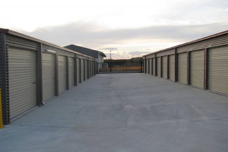 Twin commercial storage sheds