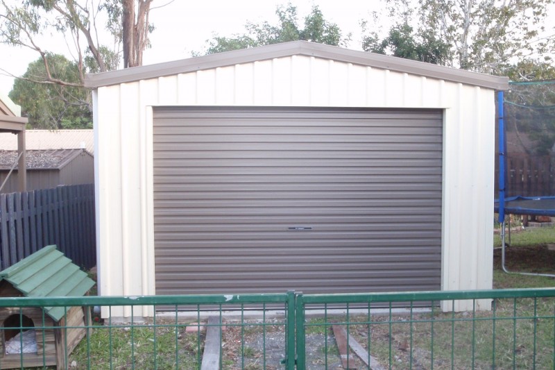 colorbond steel single garage